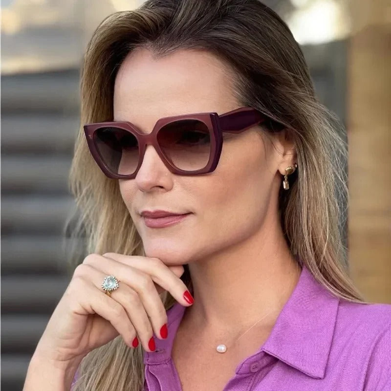Round Cat Eye Sunglasses