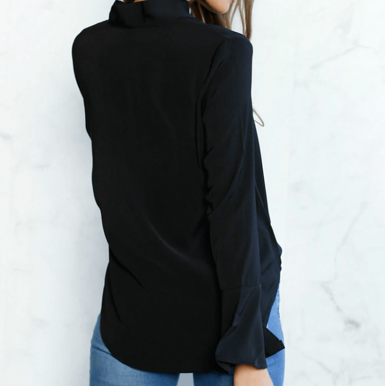 Sexy Bow Casual Blouse