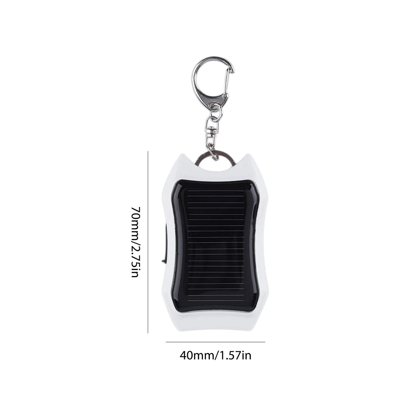 Solar Torch Powerbank Keychain