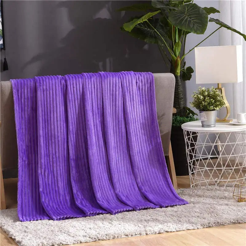 Striped Flannel Blanket