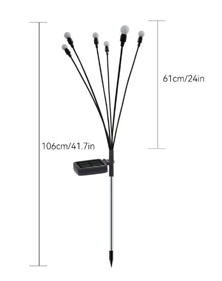 Swinging Fireflies Solar Outdoor Lighting