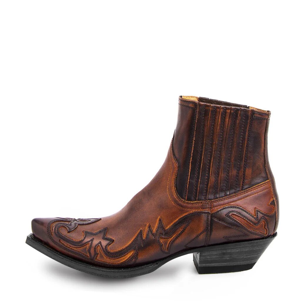 Unisex Cowboy Boots with Embroidery