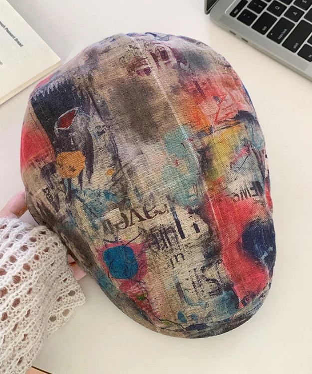 Unisex Breton Hat Graffiti Style 4