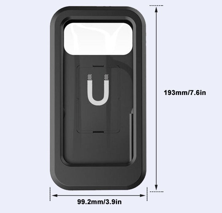 Waterproof 360° magnetic bicycle phone holder