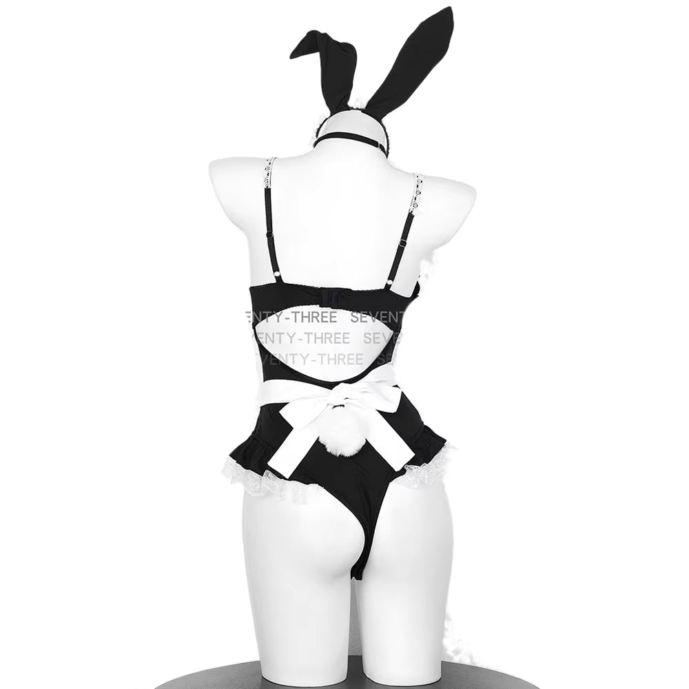 Women's Bunny Girl Maid Uniform Cosplay Costume 3