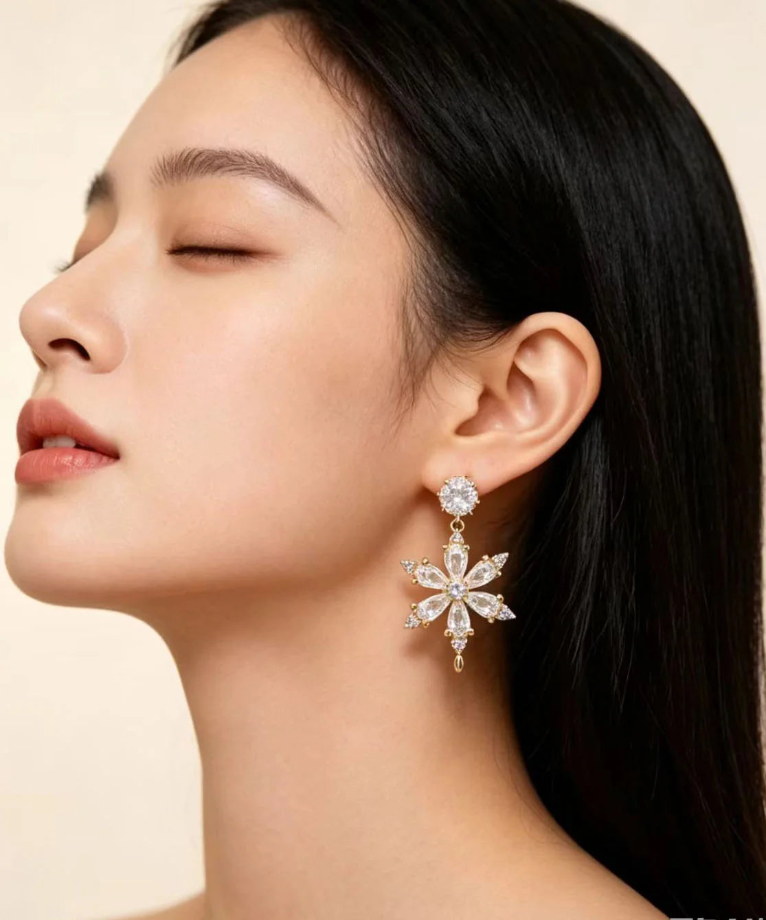 Women's Drop Earrings Sparkling Zircon Design 4
