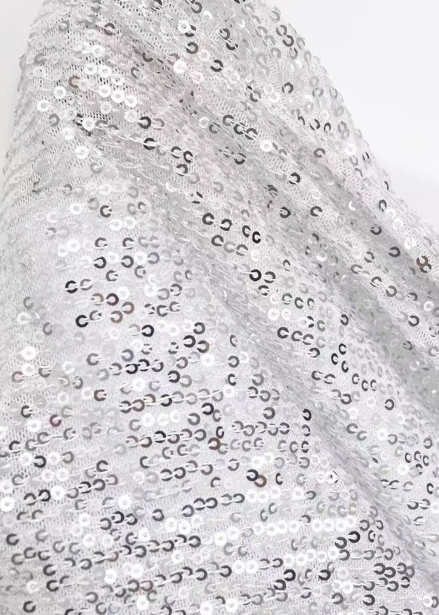 Women's Mini Dress Wrapped Style with Sequins 3