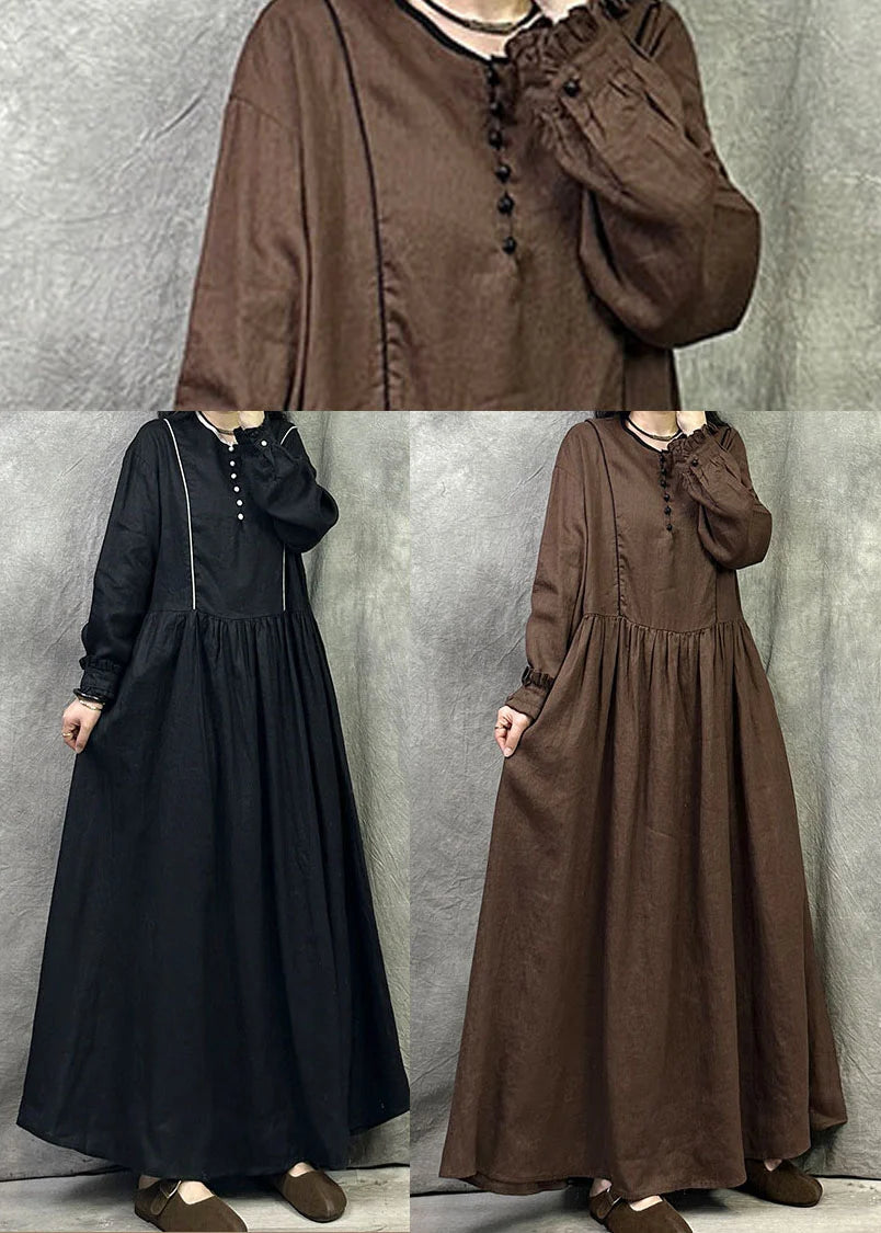 Women's Oversized Dress Extra Large Hem Fall Style 4