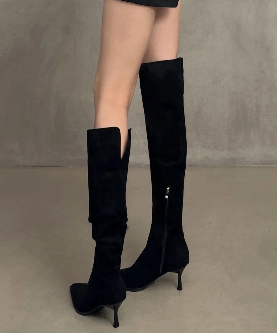 Women's Pointed Toe Stiletto Boots 4