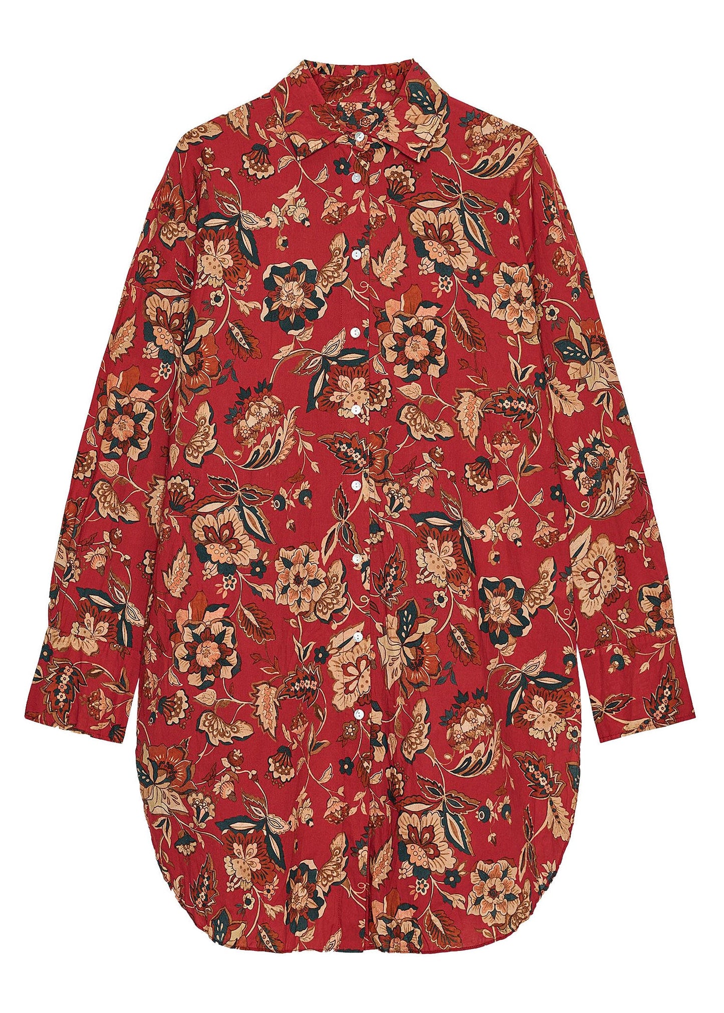 Women's Shirt Dress Peter Pan Collar Long Sleeve 4