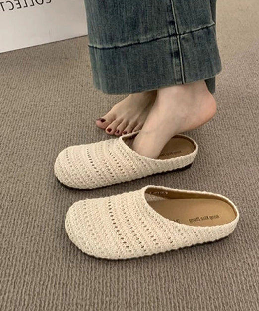 Women's Slide Sandals Hand Woven Breathable Design 4