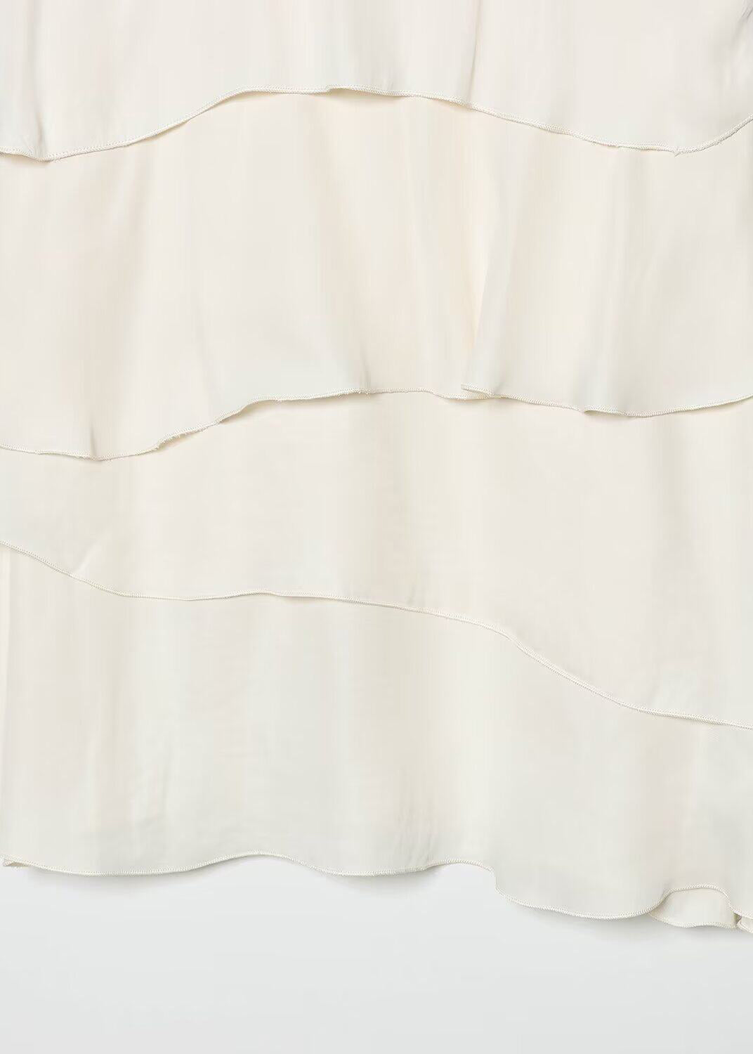 Women's Tea Dress Layered Lace-Up Summer Style 4
