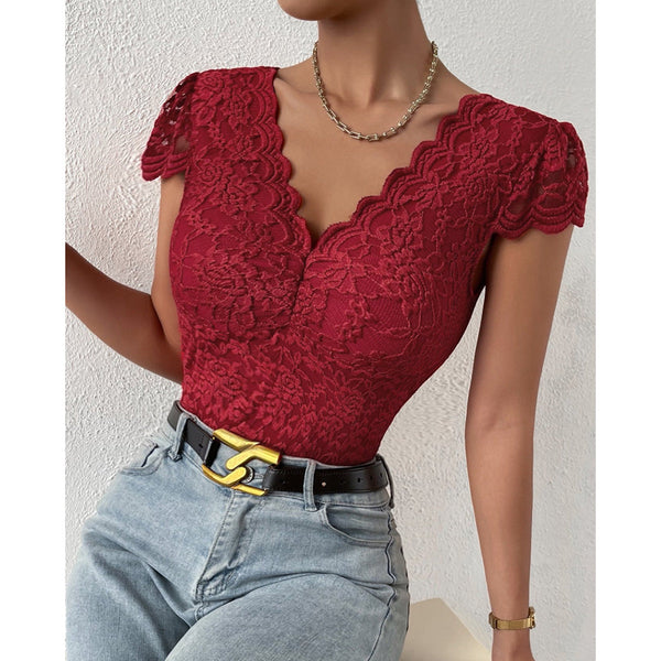 Women's Body with Lace Elegant Fit High Quality Fabric