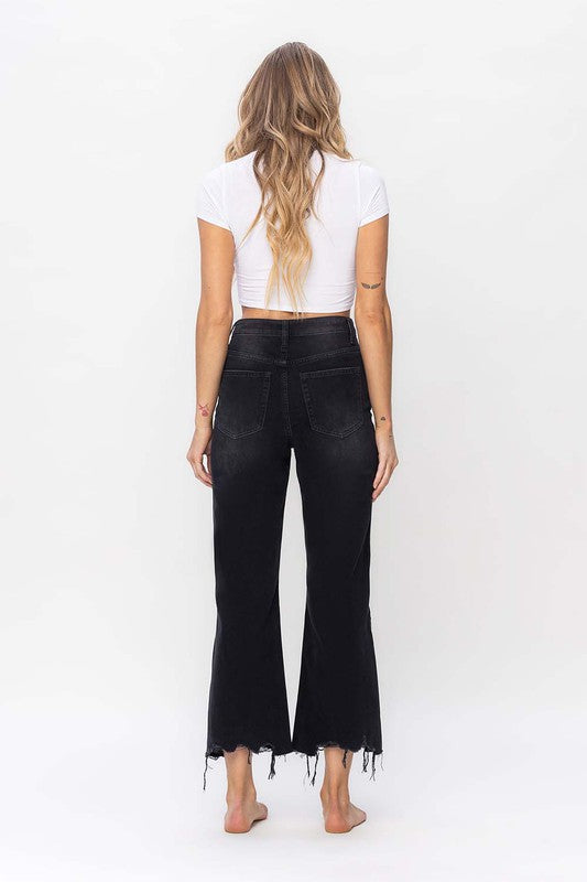 Women's Crop Flare Jeans Vintage 90's