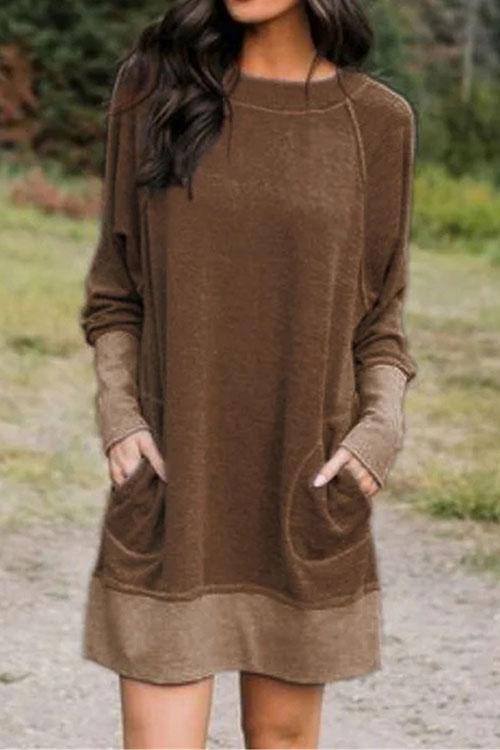 Women's Dress Casual Sweatshirt with Pockets