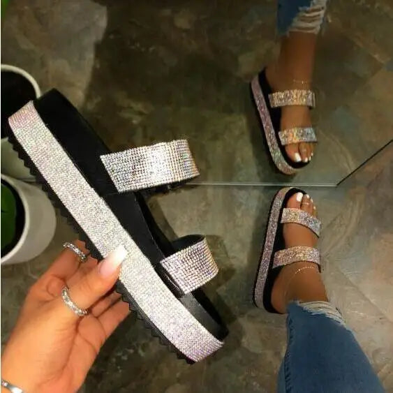 Women's Glitter Sandals