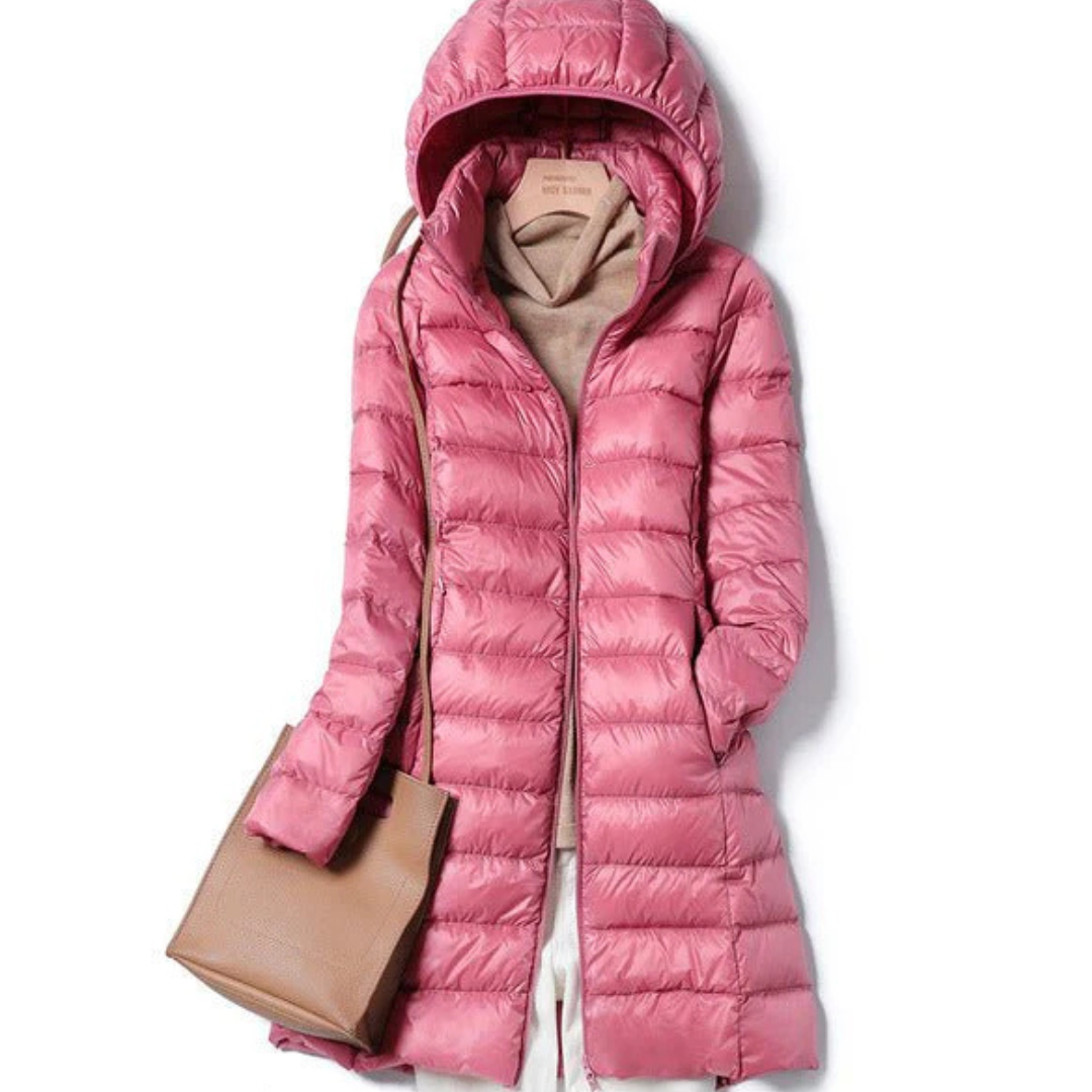 Women's Hooded Puffer Jacket for Winter Style