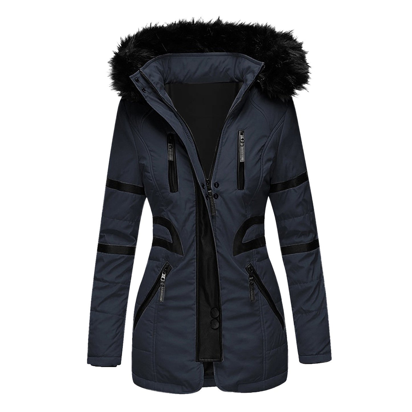 Women's Hooded Winter Coat with Stylish Design