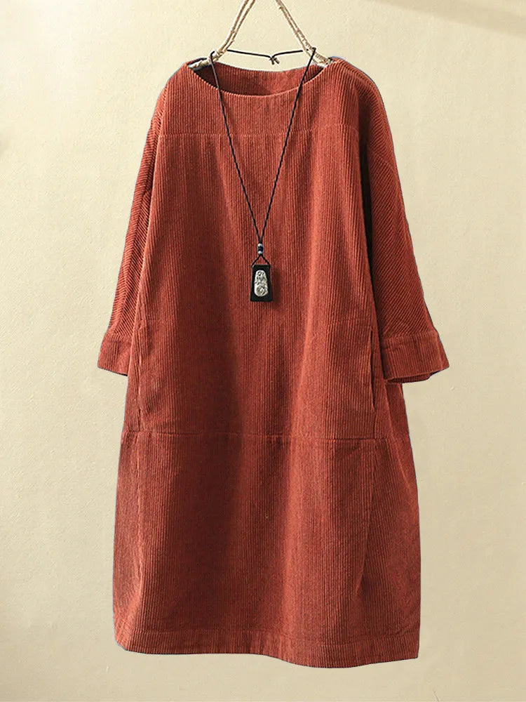 Women's Long Dress Casual Cotton Elegant Summer Dress