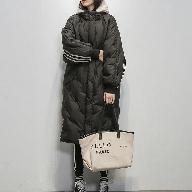 Women's Long Padded Jacket with Style