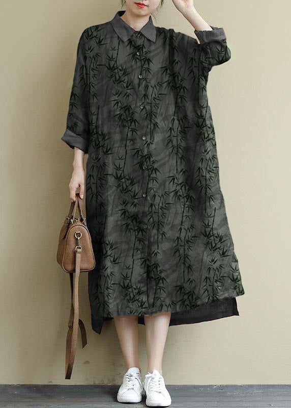 Women's Maxi Dress Oversized Shirt
