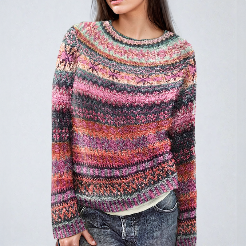 Women's Patterned Sweater Casual