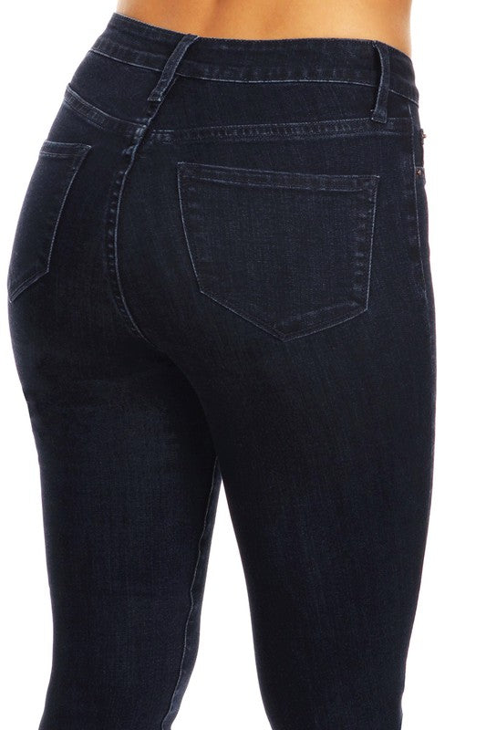 Women's Skinny Jeans High Waist Denim Indigo