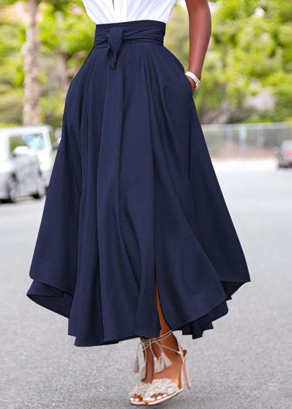 Women's Skirt with Zipper and Lacing