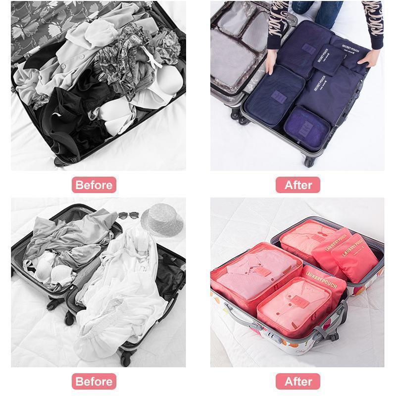 Women's Travel Packing Cube Set Multifunctional Waterproof Polyester