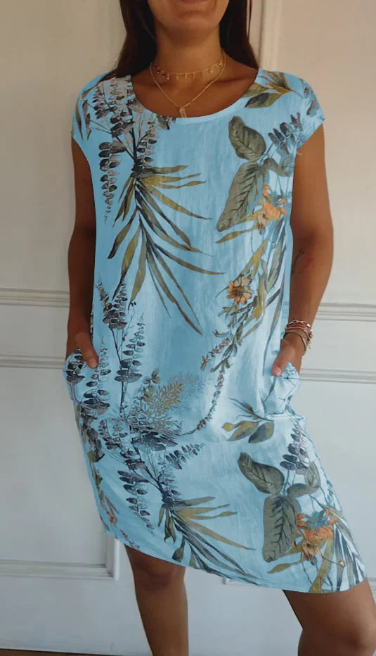 Women's Two-piece Set Stylish Cotton Linen Look for Casual and Formal Occasions