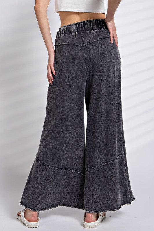 Women's Wide Terry Knit trousers