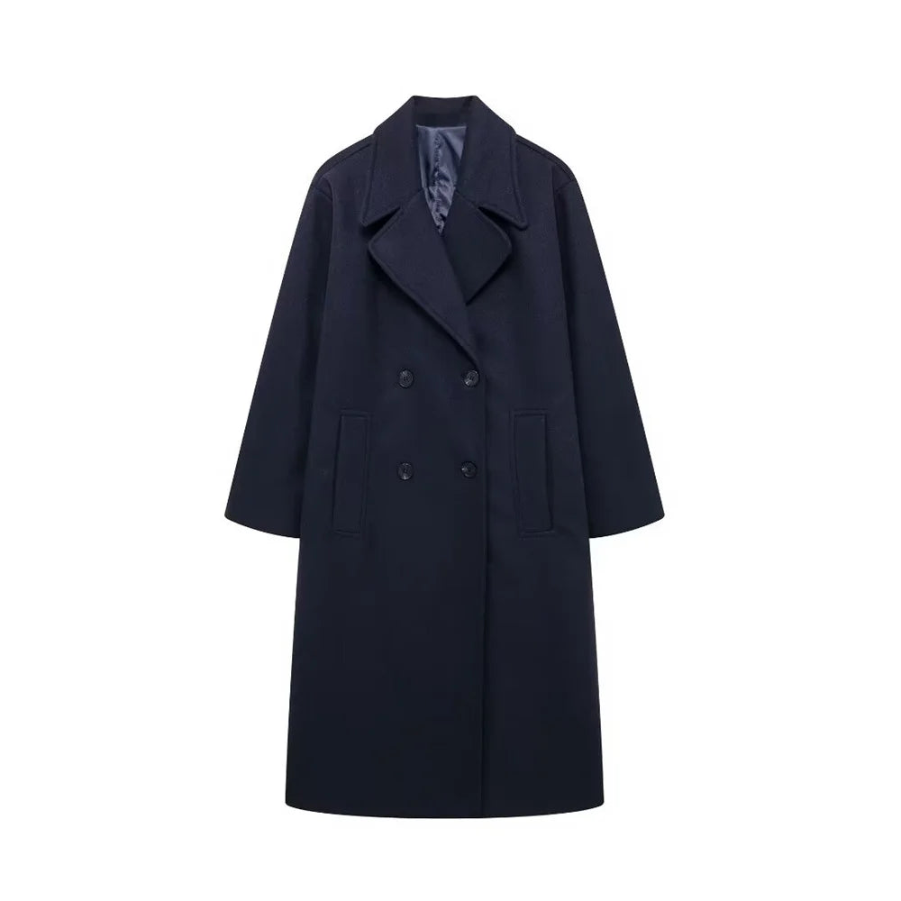 Women's Winter Coat Elegant Long Sleeve Eco-Friendly