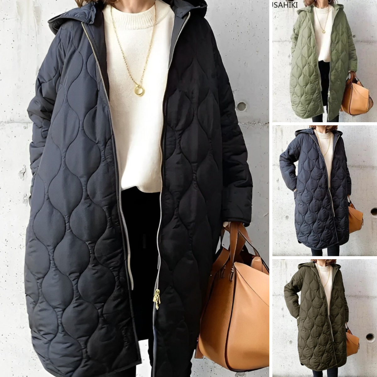 Women's hooded winter parka Modern Design