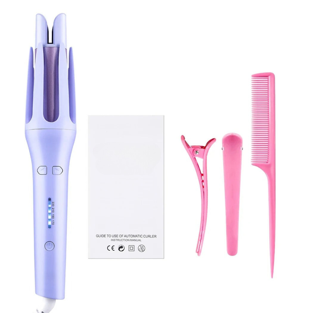 Automatic rotating ceramic curling iron