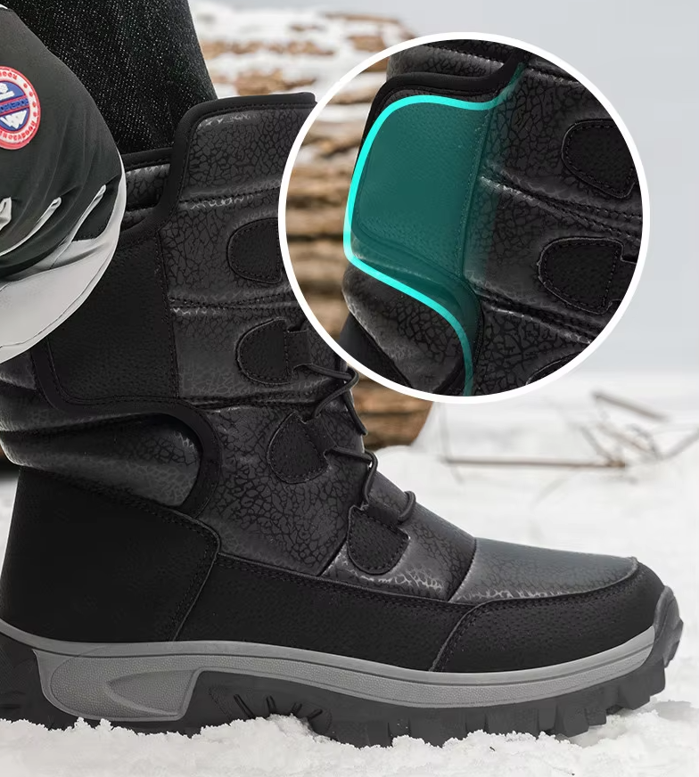 Men's High Top Winter Plush Boots
