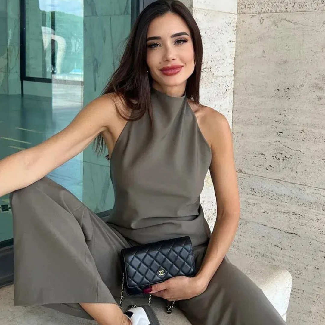 Women's Vintage tank top and trouser set