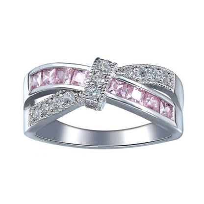 Criss Cross Kristal Ring