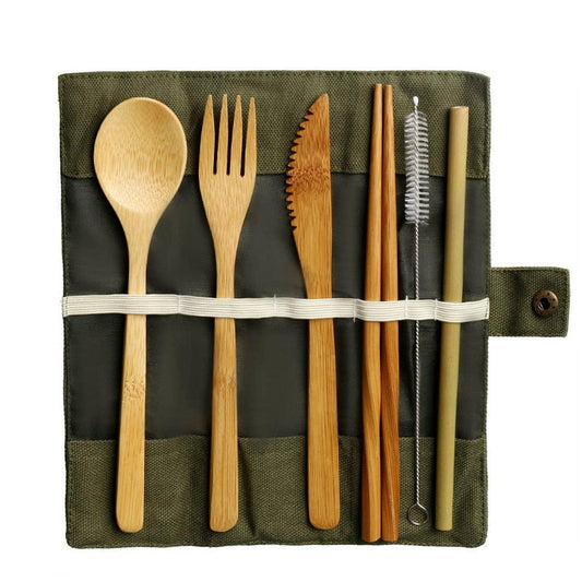 Bamboe Bestek Set