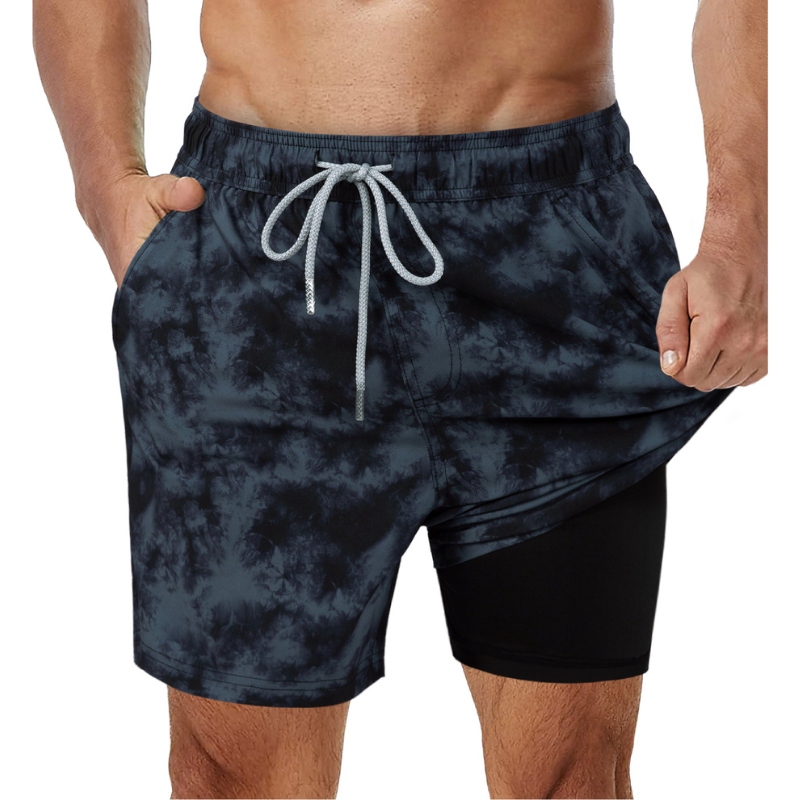 Men's 2-in-1 swimming shorts