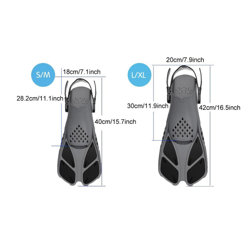 Adjustable Snorkel Fins