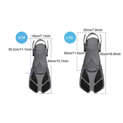 Adjustable Snorkel Fins