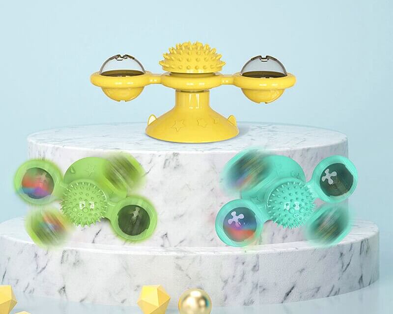 Draaiende Windmolen Kattenspeeltje