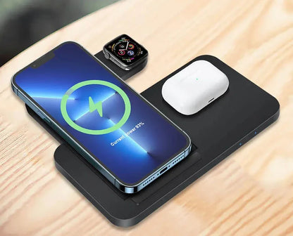 Drievoudige Draadloze Oplaadstandaard