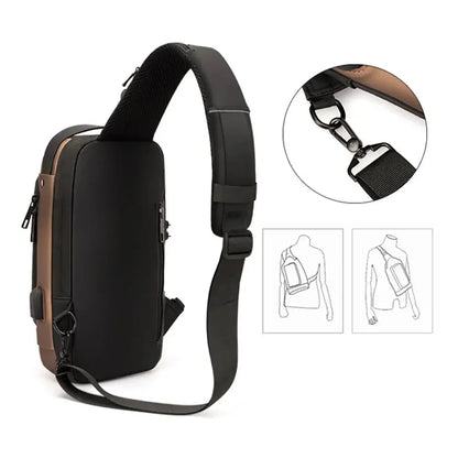 USB Charging Cross Body Bag