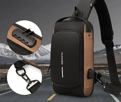 USB Charging Cross Body Bag