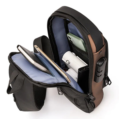USB Charging Cross Body Bag