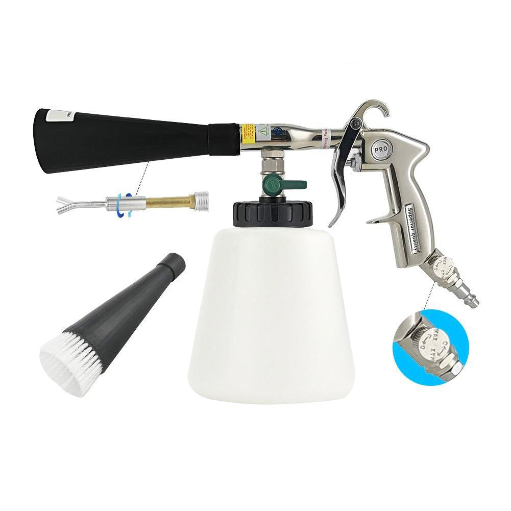 Turbo high-pressure cleaning gun