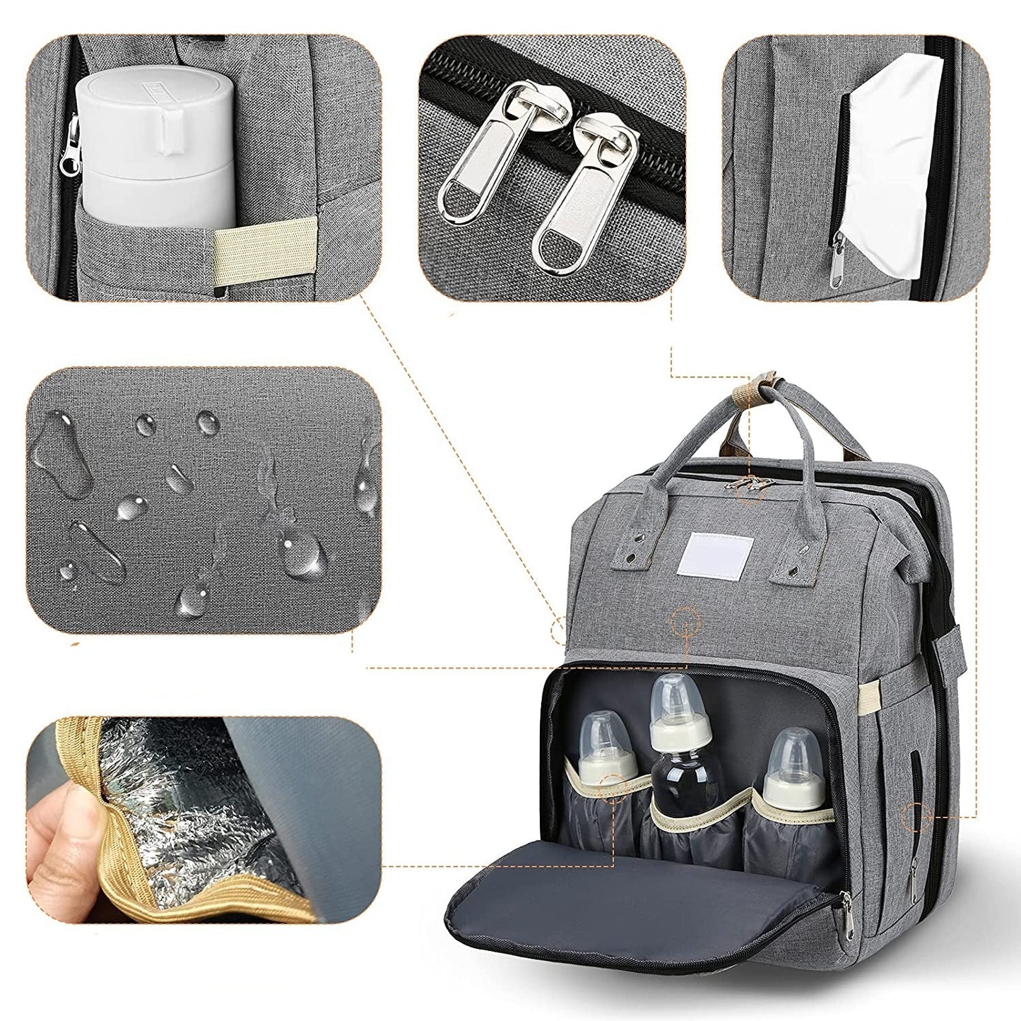 2-in-1 Baby Changing Bag