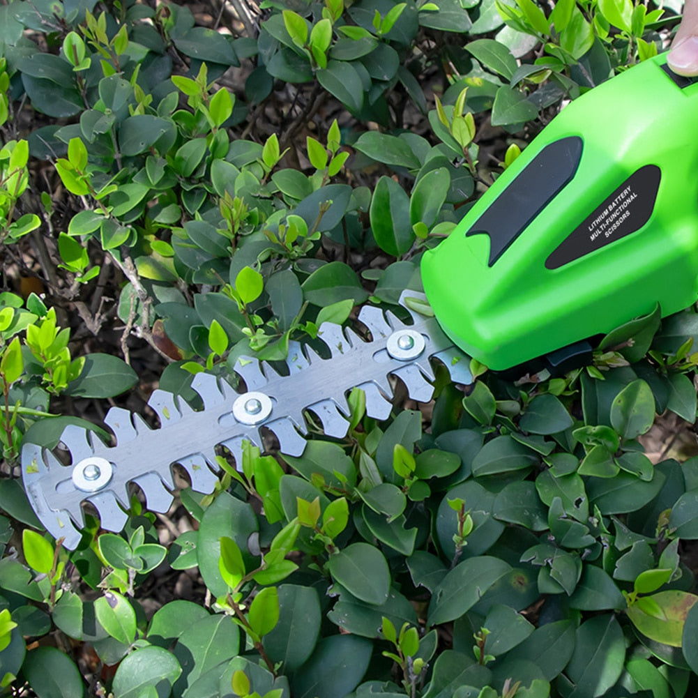 2-in-1 Cordless hedge trimmer