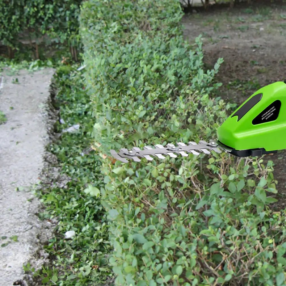 2-in-1 Cordless hedge trimmer